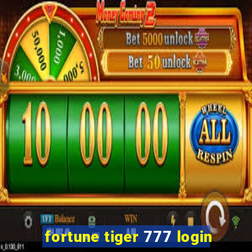 fortune tiger 777 login